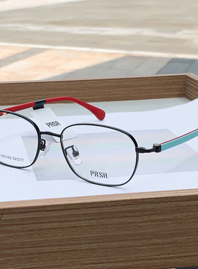 帕莎2025年新品光学眼镜框时尚复古椭圆书呆子优雅眼镜架PJ75192