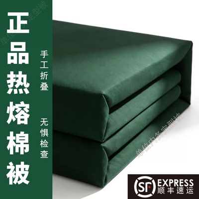 wj橄榄绿内务被单人军训模型被可盖手工定型被无帆布三折四折