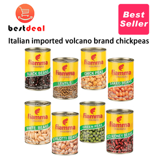 400g*3 canned Fiamma Beans vesuviana chickpeas red beans