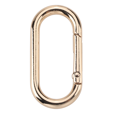 按压弹簧圈金属环挂钩扣椭圆扣子圆圈扣钥匙圈免拆线包包配件纽扣