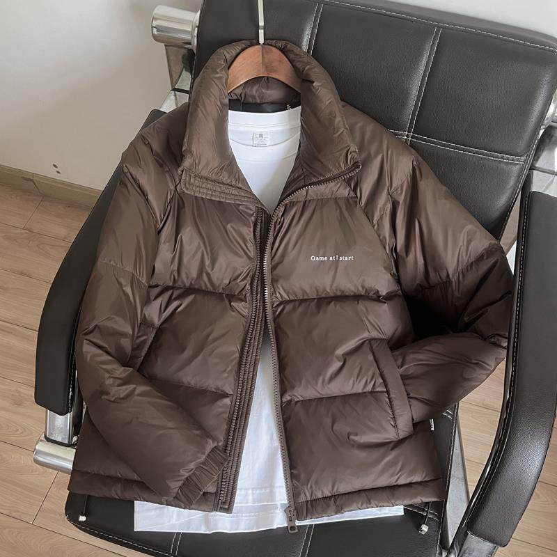 羽绒服2025年冬季男士新款帅气多用途加厚防寒保暖短休闲立领夹克