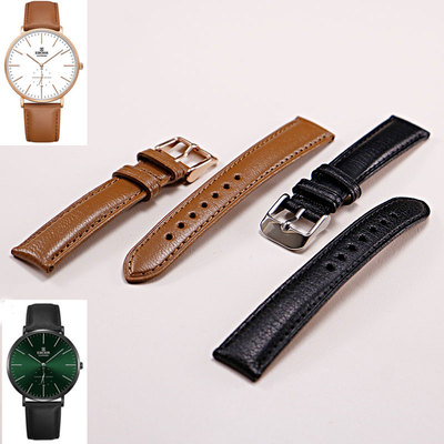 代用LLOYD手表带女真皮表链12 13 14 15 16 17 18  20mm羊皮表带