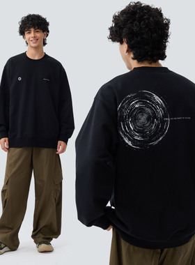 warmtrees【15周年限定】TreesOutside年轮印花圆领卫衣恒温暖皮