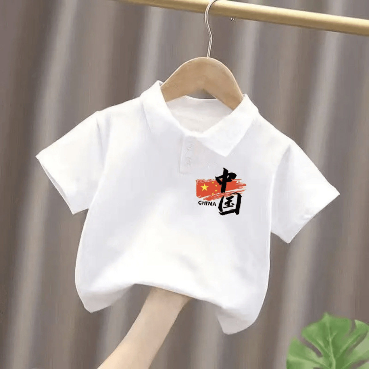 100%纯棉新款男女小童翻领时儿童POLO衫