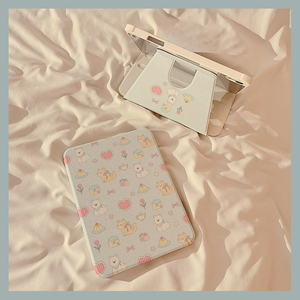 少女甜品蛋糕卡通360度旋转iPad10保护套2024新款适用苹果iPad10.2寸mini6平板Air4/5保护壳pro女软9.7带笔槽