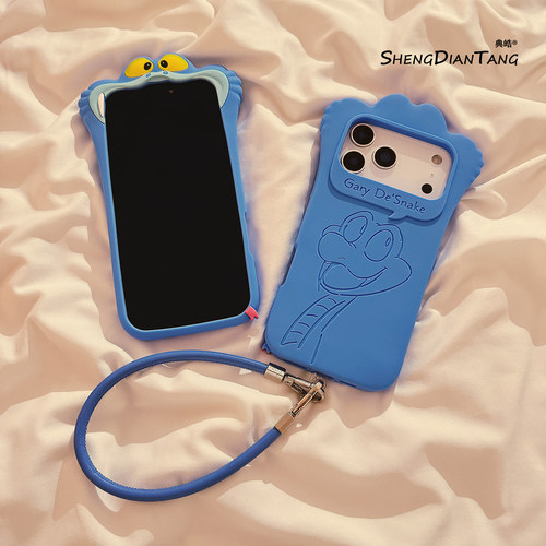 线条小蛇盖瑞适用苹果17手机壳