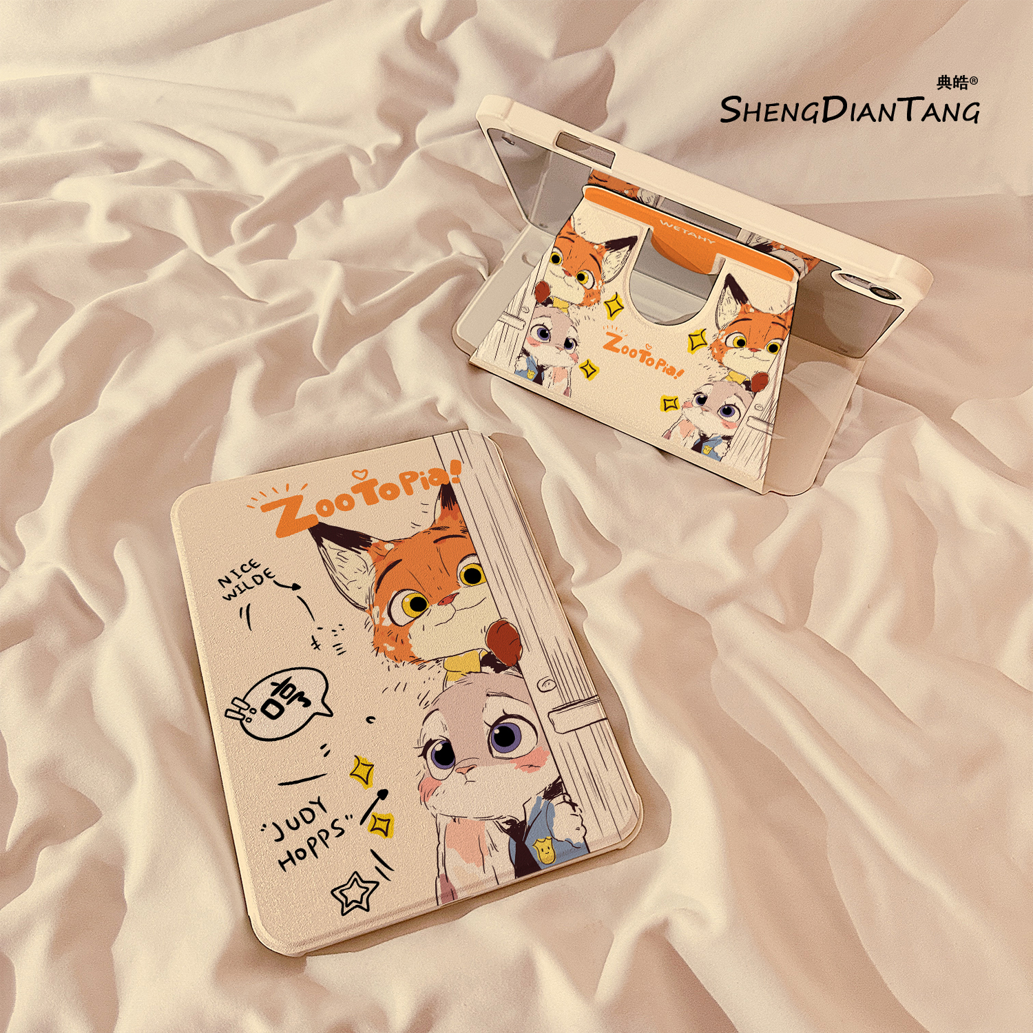 涂鸦朱迪尼克适用苹果ipad保护套