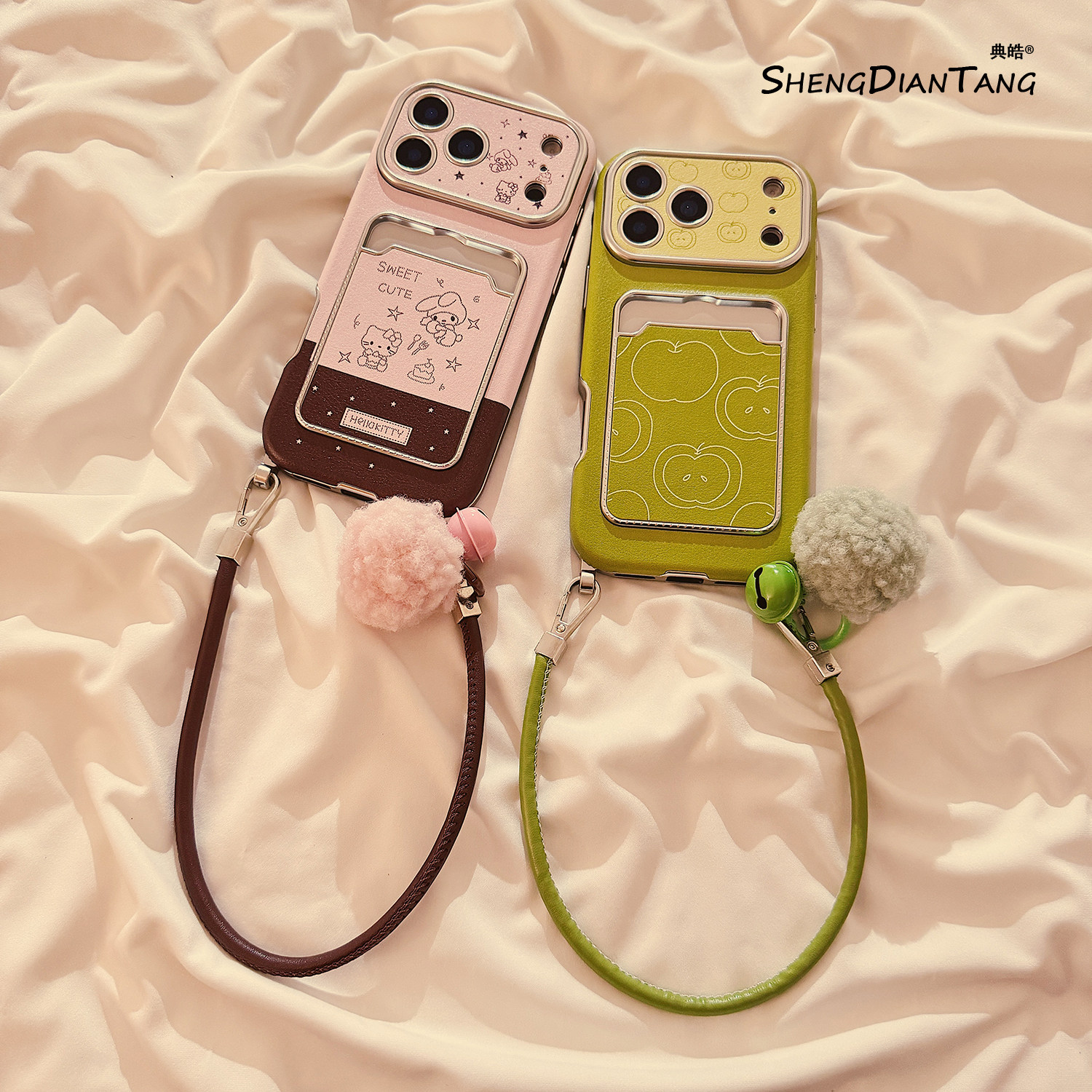 ins星星三丽鸥拼接卡包适用苹果17ProMax手机壳iphone17新款16pro可爱15创意14女款16promax软硅胶保护套挂绳,3C数码配件,手机保护套/壳,淘宝优惠券,粉丝福利购,淘宝优惠卷