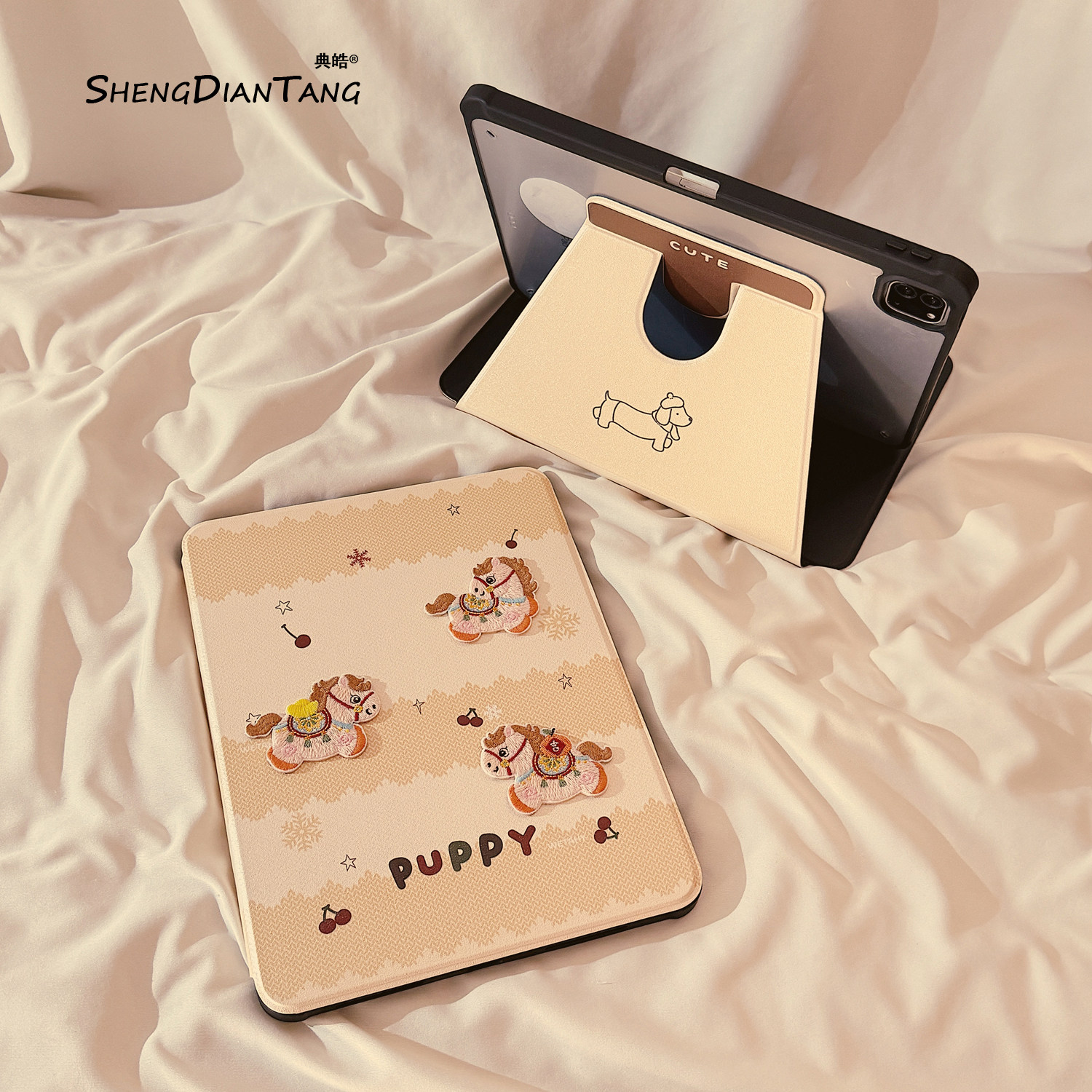 无宝福袋小马360旋转iPadAir7/6保护套2025新款适用苹果iPad11保护壳平板第10代Pro11寸Air5带笔槽mini7女款