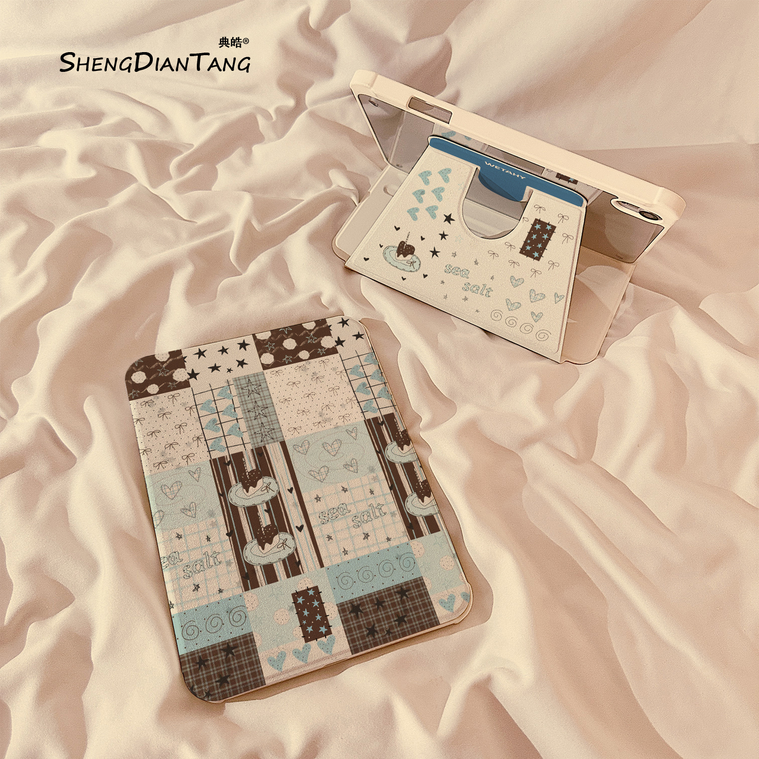 星星爱心拼接适用苹果ipad保护套