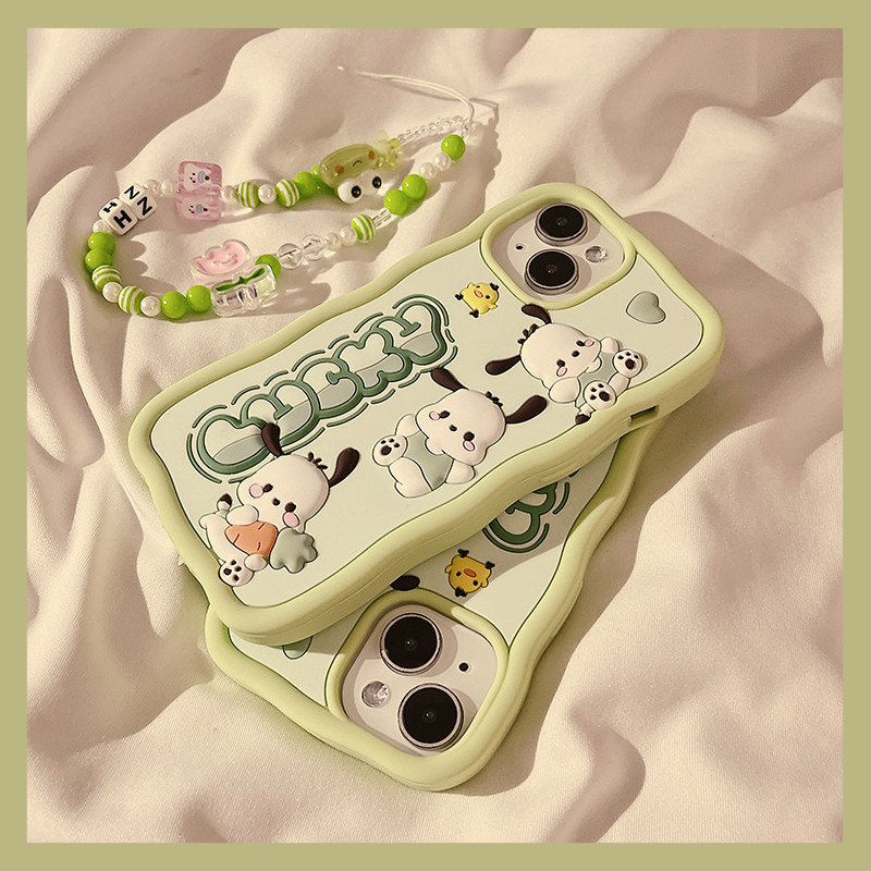 趣味卡通可爱帕恰狗适用苹果14ProMax手机壳iphone13新款14日韩11创意12链条女款15promax立体软硅胶保护套,3C数码配件,手机保护套/壳,淘宝优惠券,粉丝福利购,淘宝优惠卷