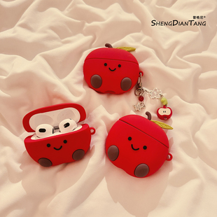 pro创意少女通硅胶女款 3代无线蓝牙耳机软壳Airpods 防摔 可爱Jelly苹果公仔适用于苹果Airpods4保护套新款