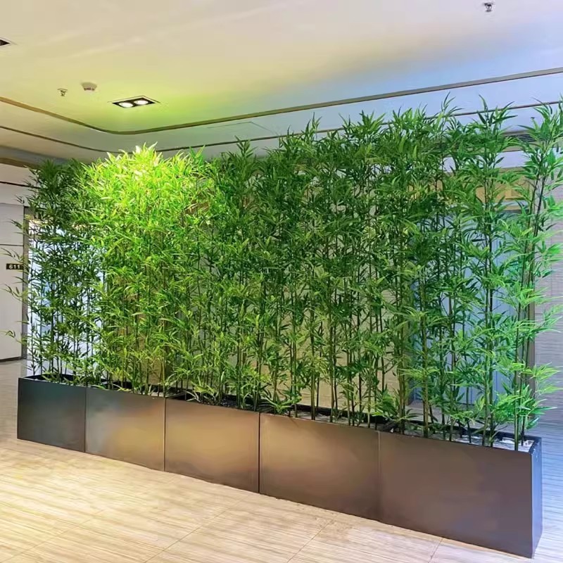 假竹子仿真隔断植物室内外