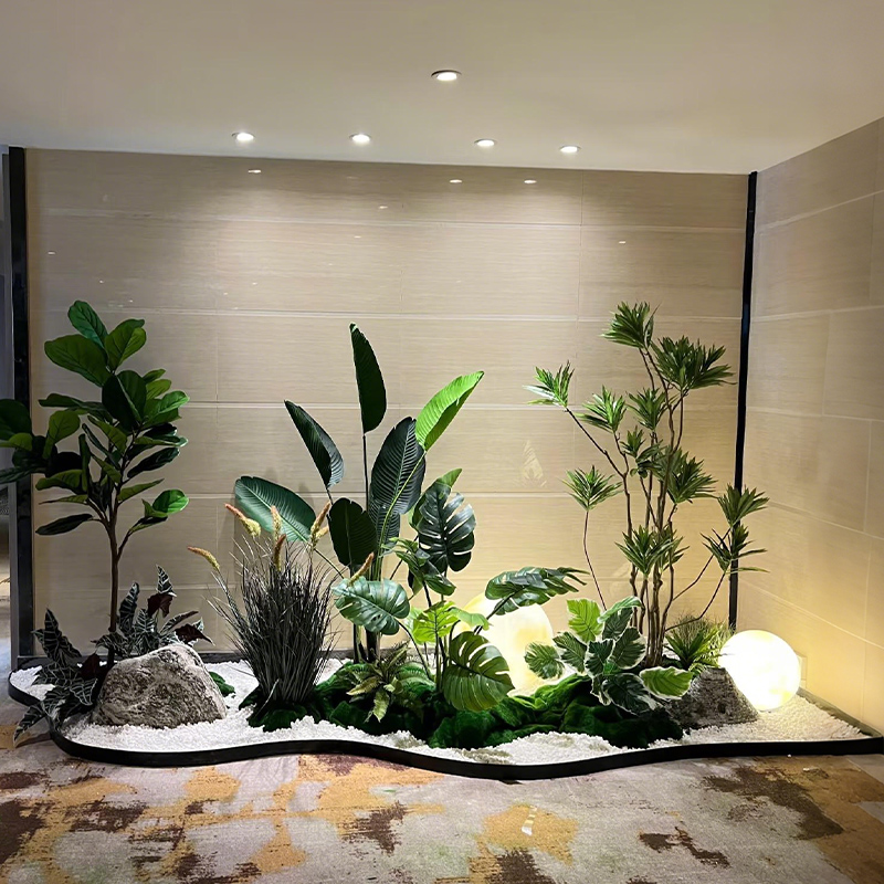 仿真绿植造景组合阳台观布