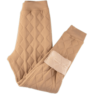 三层加厚加长版冬季内穿棉裤女学生东北高个子大长腿保暖裤子打底