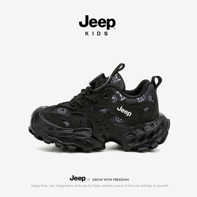 jee/p童鞋2026秋季新款儿童运动鞋时尚老爹鞋男童女童轻底透气鞋