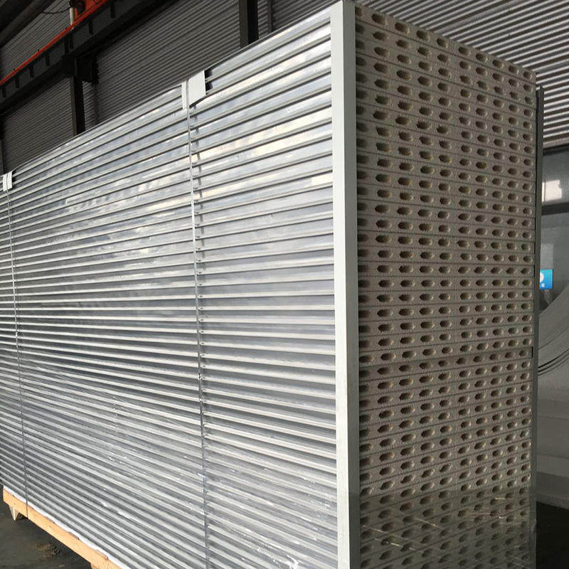 机制中空玻镁彩钢板 980聚氨酯彩钢板 彩钢岩棉净化板