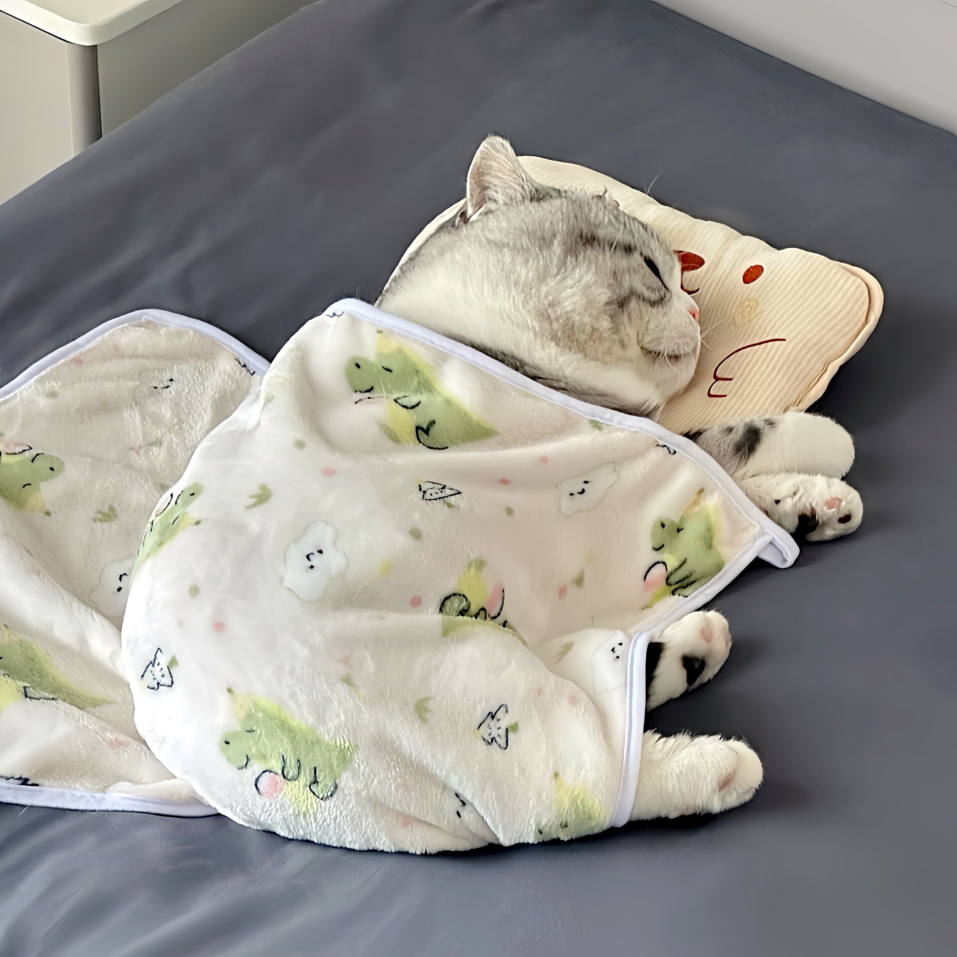 【我是小猫我自己会睡觉】猫猫枕头猫咪垫子夏季睡觉宝宝枕透气