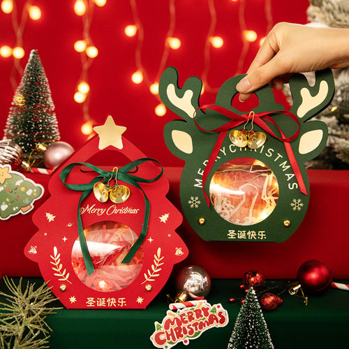 精驰鹿角苹果盒圣诞树礼盒