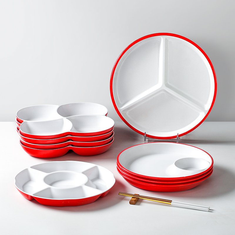 祥源美密胺分格卤味卤水拼盘商用