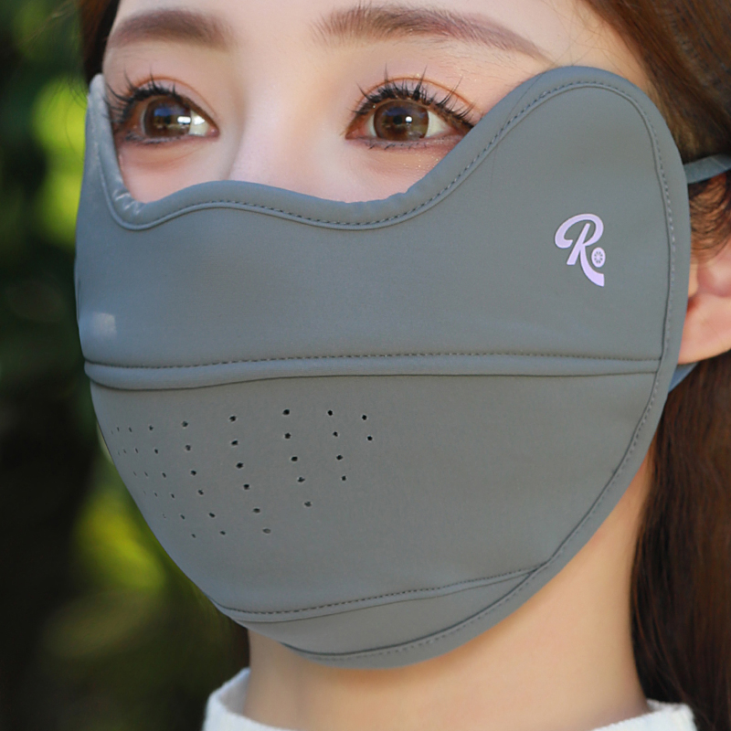 冬天保暖口罩防风防寒加绒秋冬女高颜值2025新款戴眼镜不起雾面罩