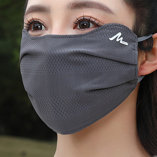 防晒口罩女夏季网眼透气防紫外线护眼角高颜值开车遮阳冰丝面罩男