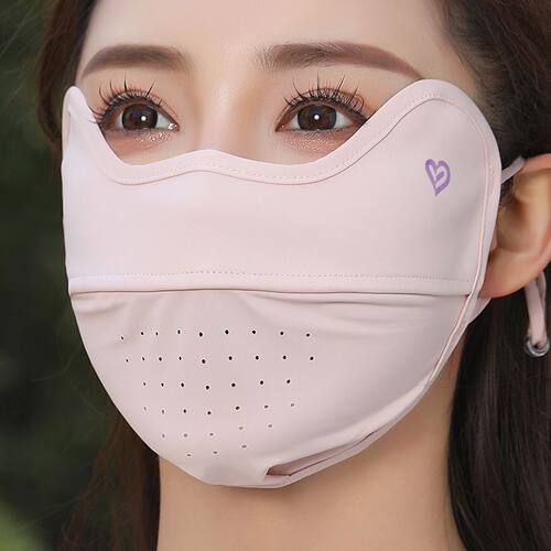 夏季口罩女防晒护眼角防紫外线薄款2026新款遮阳面罩冰丝透气加大