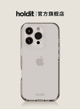 holdit透明手机壳Seethru适用苹果iPhone17/16/15/14/13/Pro/Max/plus软壳超薄清透全包保护套防摔简约硅胶