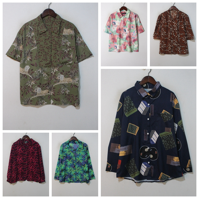 古着Vintage复古日系雪纺衬衫