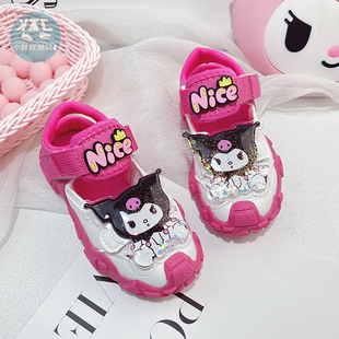 2026新款夏款儿童酷洛米凉鞋女夏女童包头运动外穿夏季沙滩女款鞋