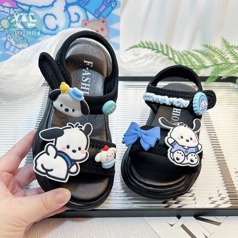 夏季露趾休闲女童防滑耐磨凉鞋