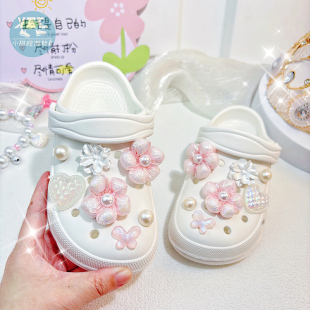 女童洞洞鞋外穿2026新款中大童女宝儿童拖鞋防滑女孩宝宝凉鞋夏款