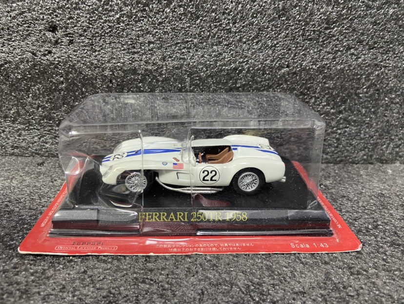 IXO 1:43 法拉利 FERRARI 250TR 1958 #22 赛车 合金汽车模型压盒