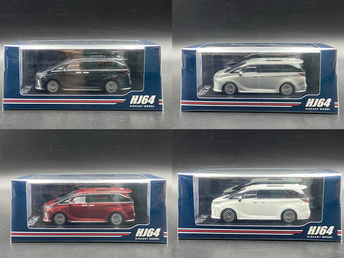 HOBBY JAPAN 1:64 雷克萨斯 凌志 LM 500h 350h MPV 合金汽车模型
