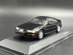 迷你切 1:43 本田 披露 Honda prelude 1992 黑色 合金汽车模型