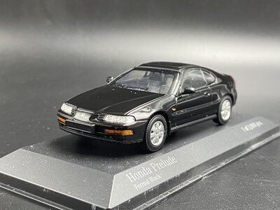迷你切 1:43 本田 披露 Honda prelude 1992 黑色 合金汽车模型