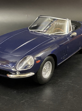 KK  1/18 法拉利 275 GTB4 Nart Spyder 1967 深蓝 合金汽车模型