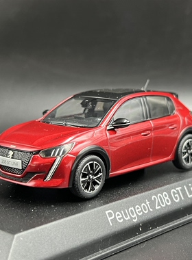 诺威尔 Norev 1:43 标致 Peugeot 208 GT Line 2019 合金汽车模型