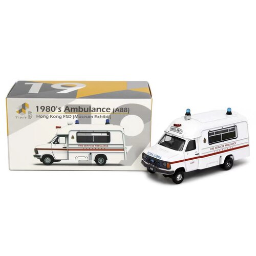 微影 Tiny 福特 香港警车 A88 FSD 大头福 1980  合金汽车模型 19