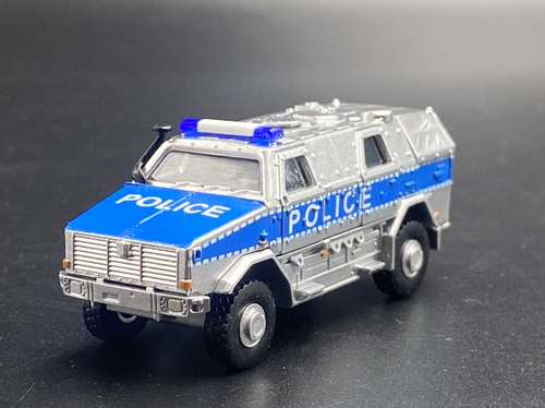 Herpa 1:87 汽车模型 ATF Dingo 装甲车 德国警车涂装 收藏摆件