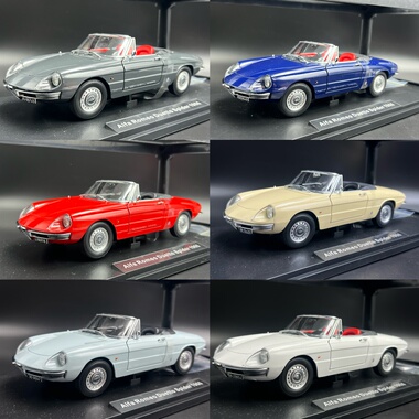 TOURING 1/18 阿尔法罗密欧 1966 Duetto Spider 1600 合金车模型
