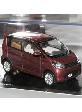 京商 kyosho 1/43 三菱 ek wagon 红色 原厂 合金汽车模型 盒旧