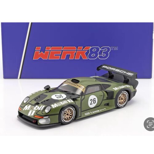 WERK83 1:18 保时捷 911 GT1 24小时勒芒耐力赛 1996 合金车模型