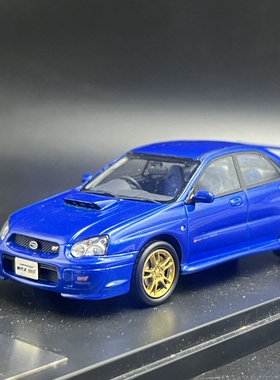 Hi-Story 1:43 斯巴鲁 翼豹 IMPREZA WRX STI 2002 树脂汽车模型