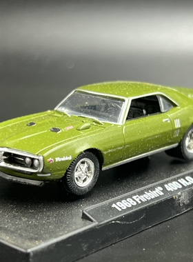 M2 1:64 庞蒂亚克 火鸟 1968 Firebird 400 HO 合金汽车模型 绿色