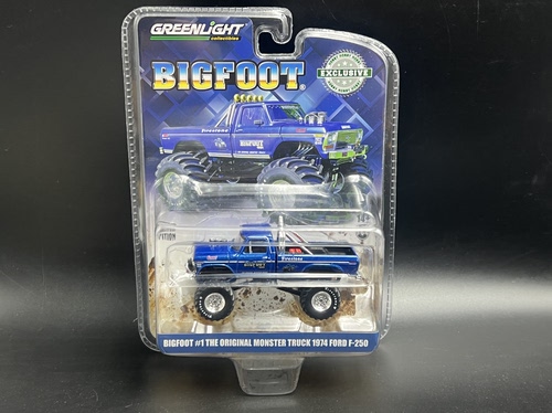 绿光 1:64 福特 1974 Ford F-250 大脚车 Bigfoot #1怪物卡车模型