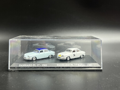 1:87 潘哈德 Panhard PL 17 Rallye 1961 合金汽车模型 双车套