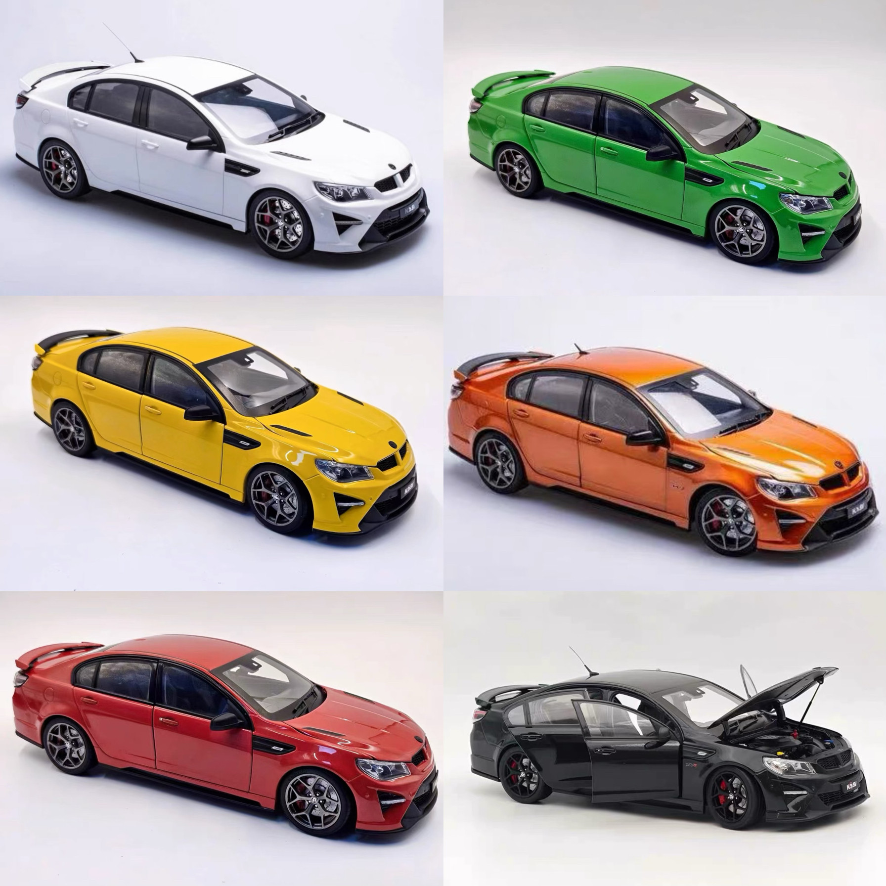 Biante 1:18 霍顿 HSV GTSR HERON 澳洲赛车全开合金汽车模型瑕疵