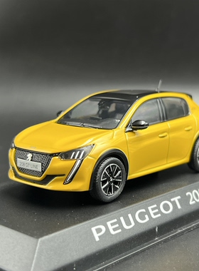 诺威尔 Norev 1:43 标致 208 e-208 GT Line 2019 合金汽车模型