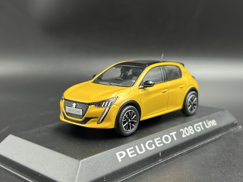 诺威尔 Norev 1:43 标致 208 e-208 GT Line 2019 合金汽车模型